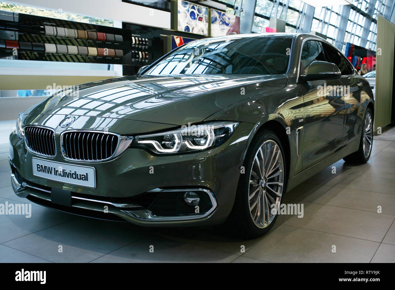 The BMW car Museum in Munich Bavaria Germany Stock Photo - Alamy