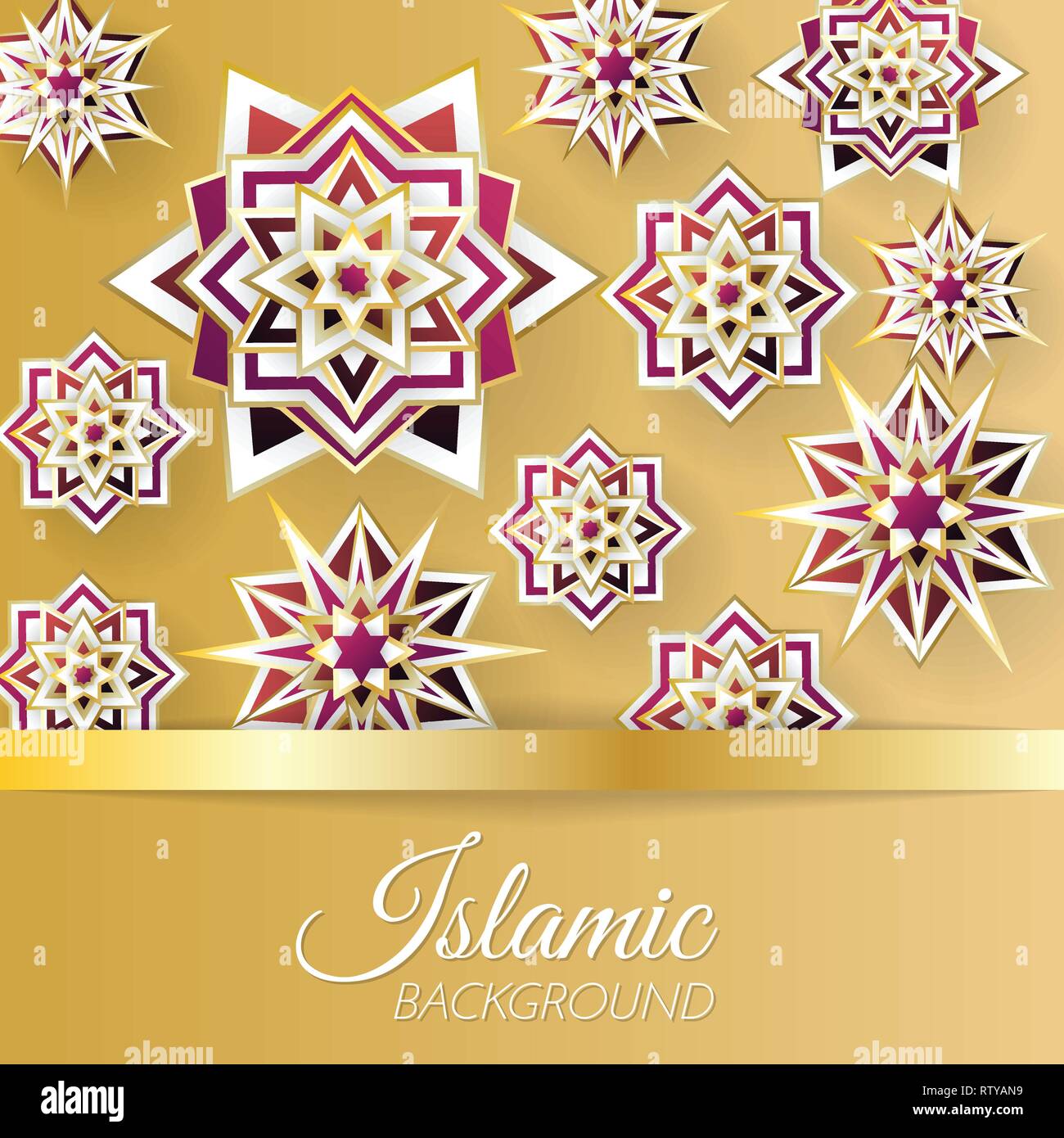 islamic background template Vector for banner, poster, flyer Stock Vector  Image & Art - Alamy