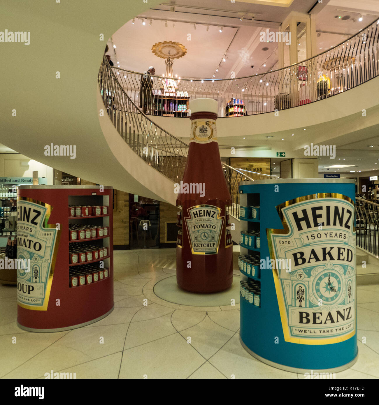 Fortnum & Mason department store interior, Piccadilly street, London, England Stock Photo