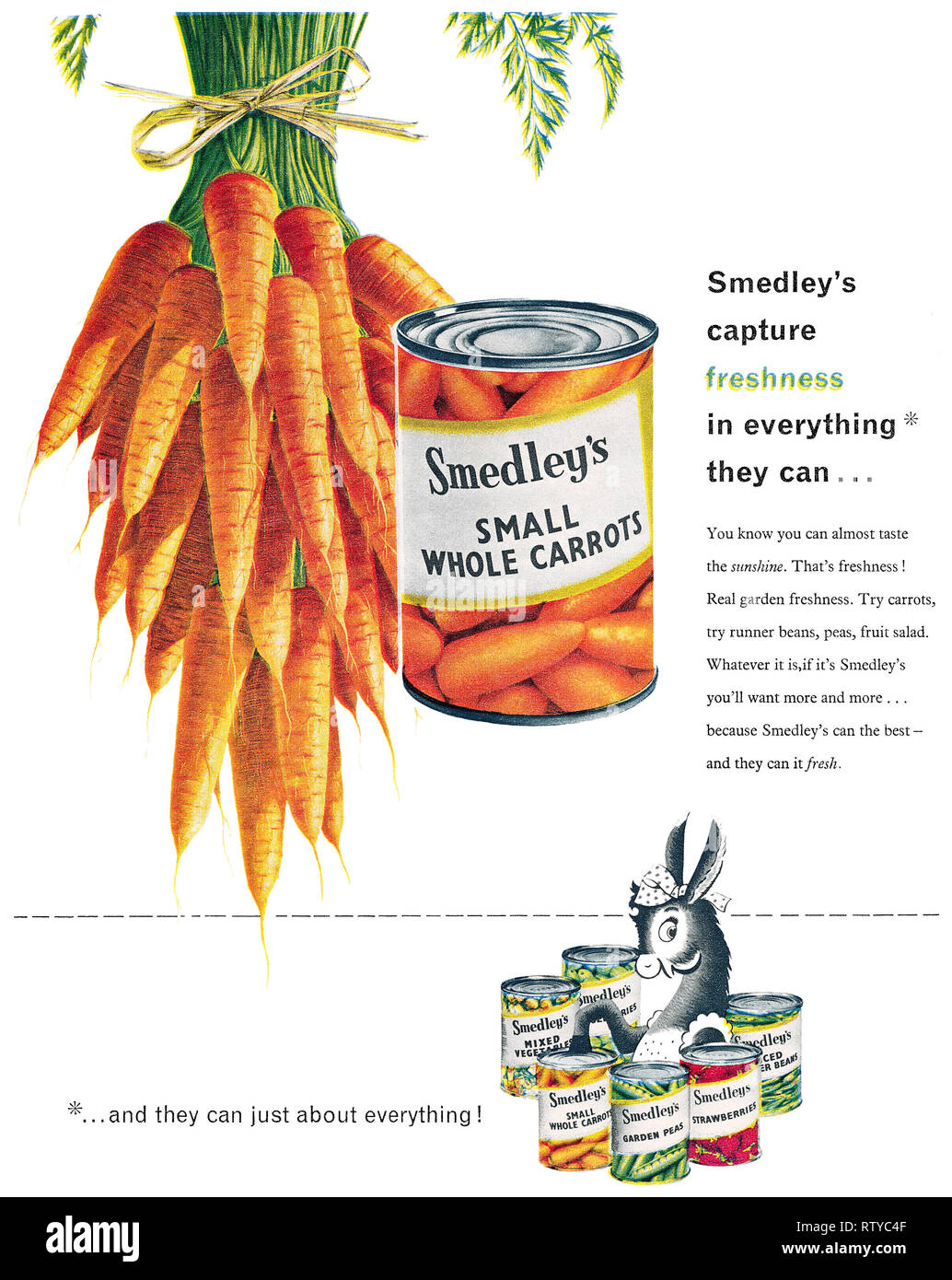 Tinned Food 1950s High Resolution Stock Photography And Images Alamy