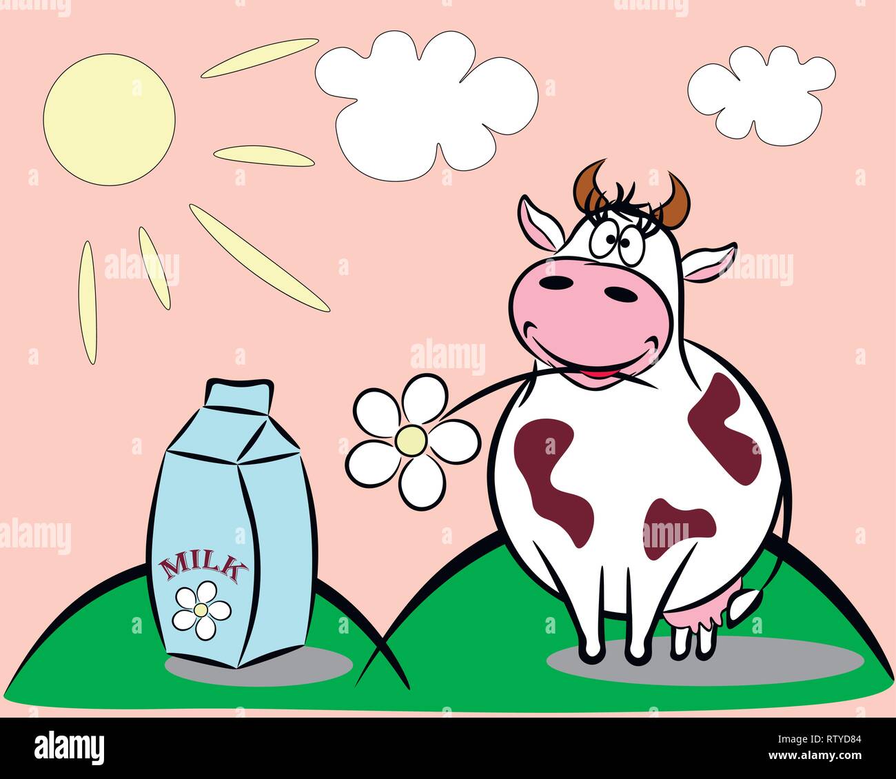 Baby cow teeth Stock Vector Images Alamy