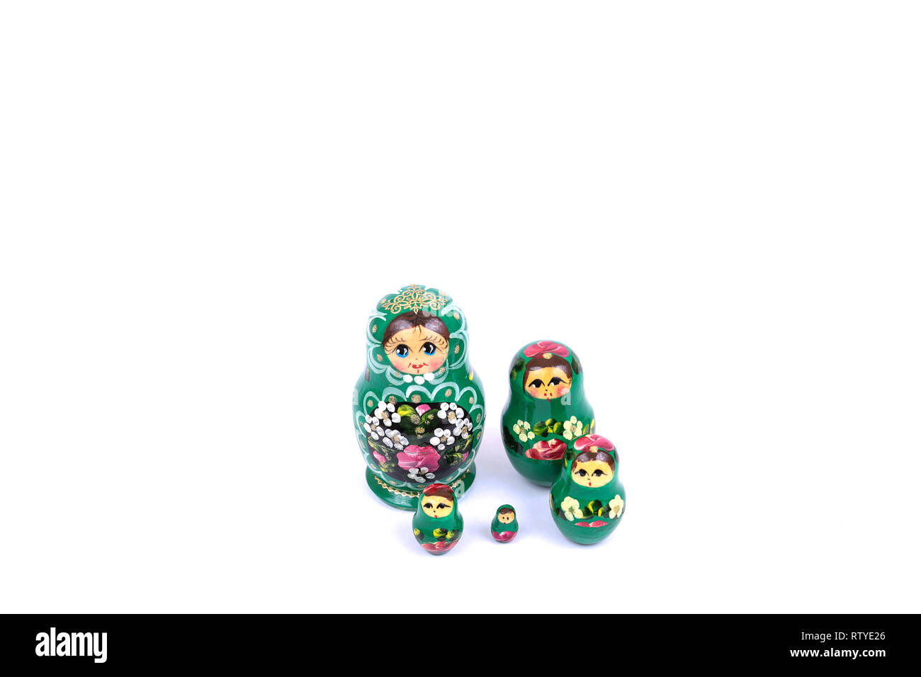 Decorative Matryoshka Trinket and russia symbols Stock Photo - Alamy