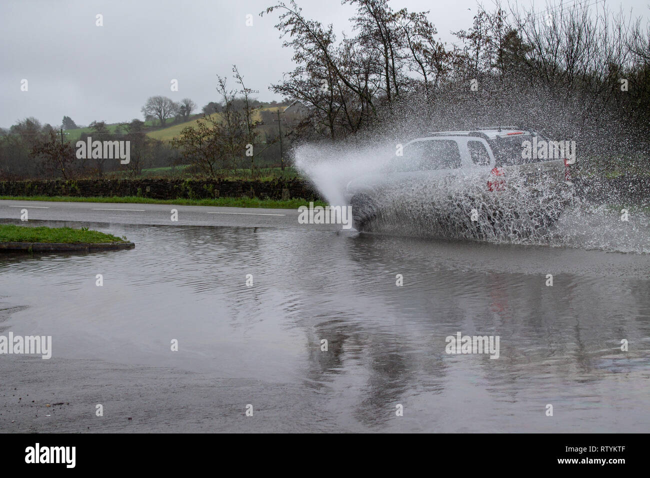 Skibbereen, West Cork, Ireland, March 03rd 2019 Heavy overnight rain