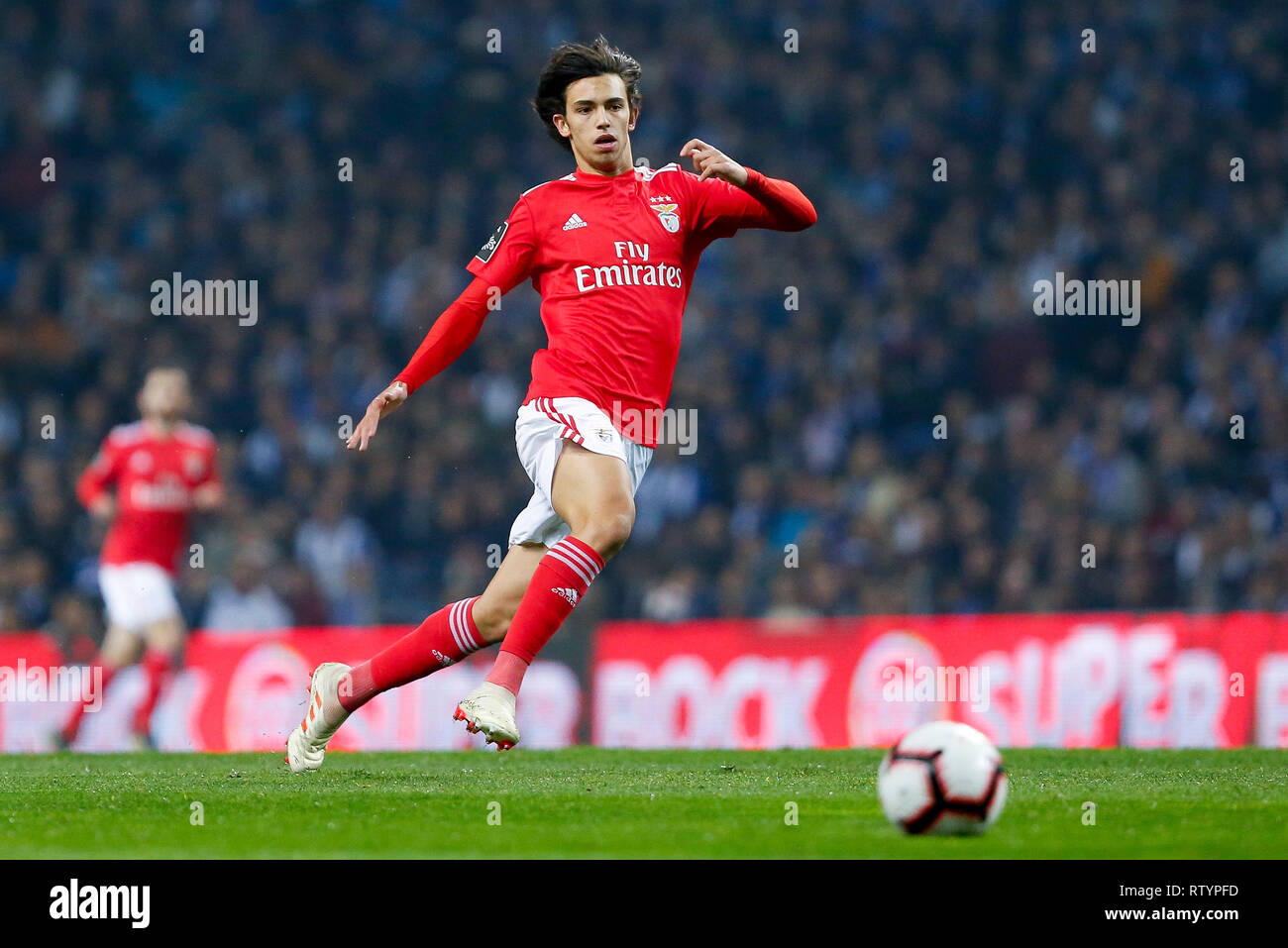 Porto, Portugal. 02nd Mar, 2019. João Félix during the match between Porto and Benfica held at Estádio do Dragão in Porto, Portugal. The match is valid for the 24th Portuguese Championship. Credit: Marco Galvão/FotoArena/Alamy Live News Stock Photo