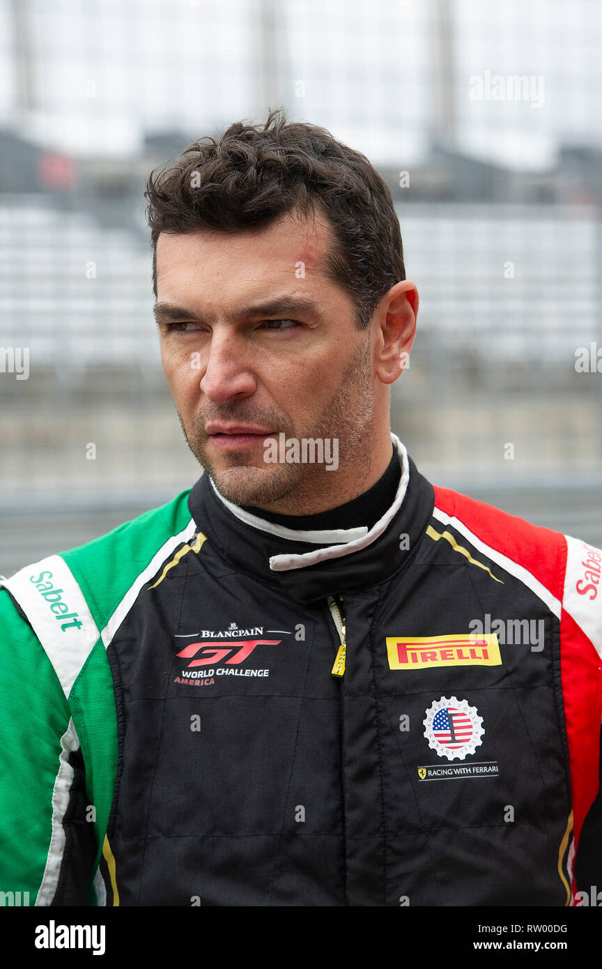 Austin, Texas, USA. 03rd Mar, 2019. Martin Fuentes 07 Driver 1 Ferrari