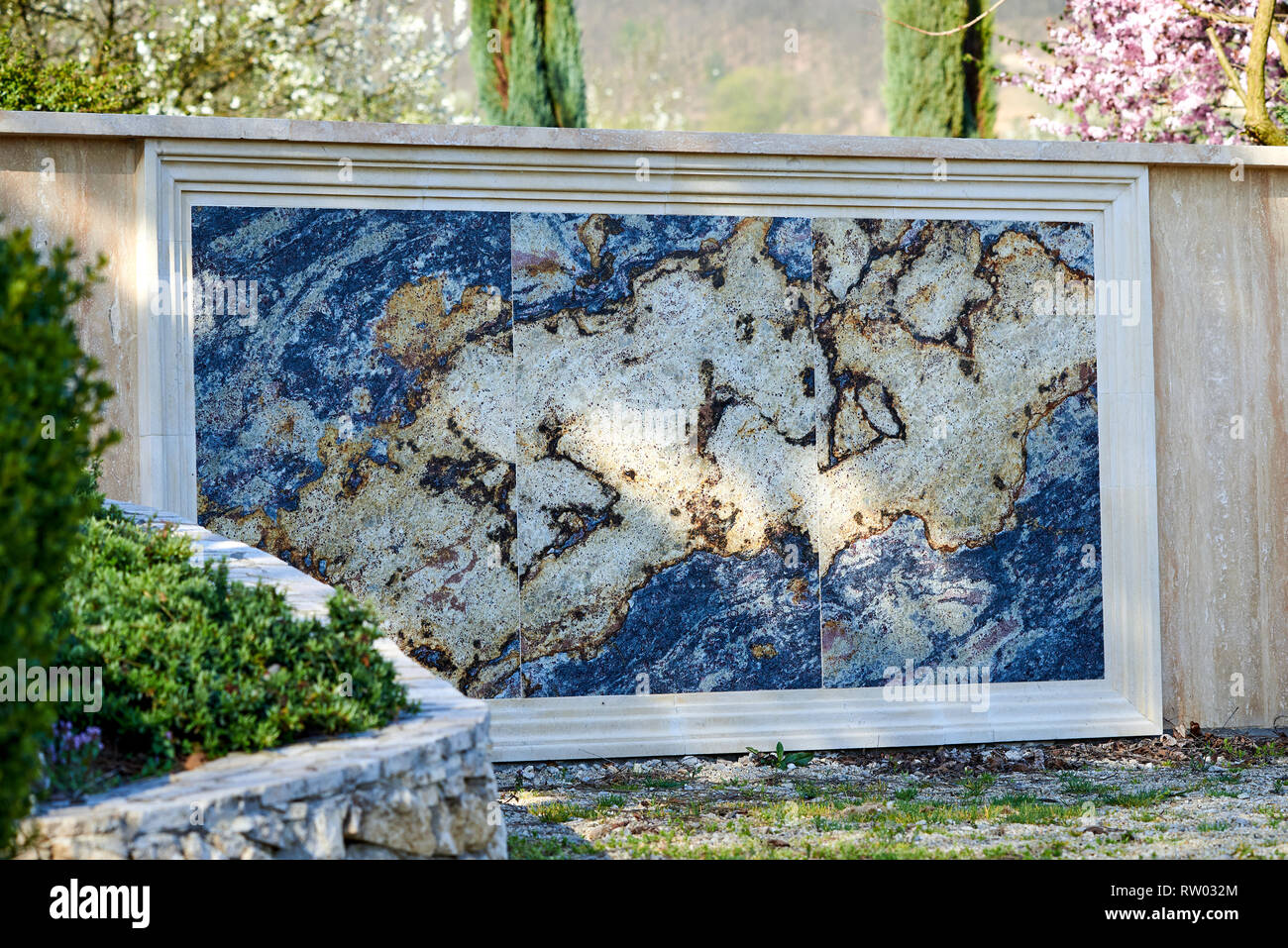 Beautiful Stone marbles wall Stock Photo Alamy