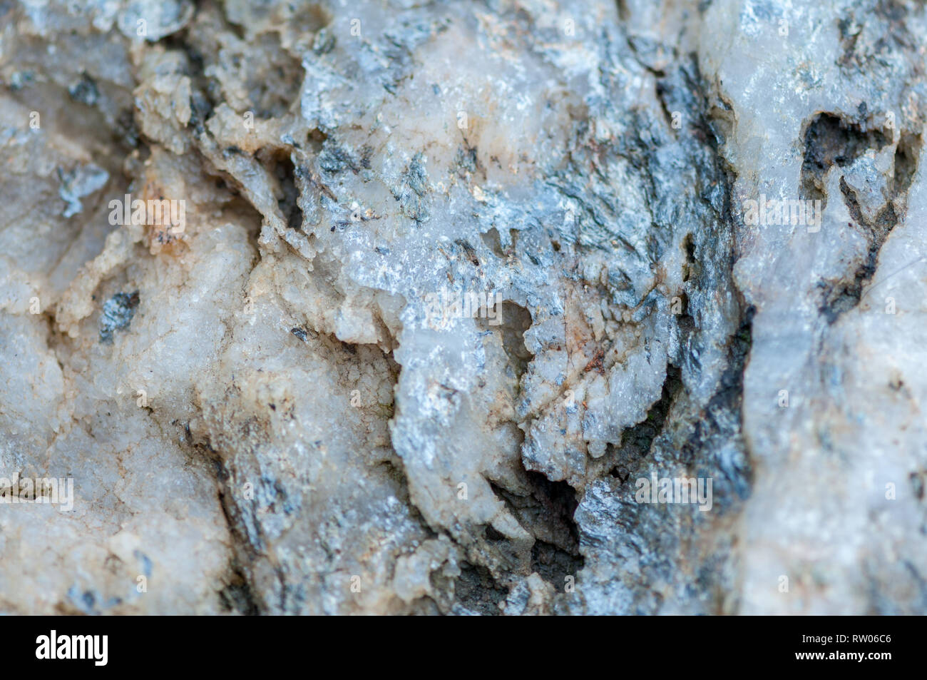 Close-up of rocks, salt and minerals. Shallow depth of field Stock Photo -  Alamy