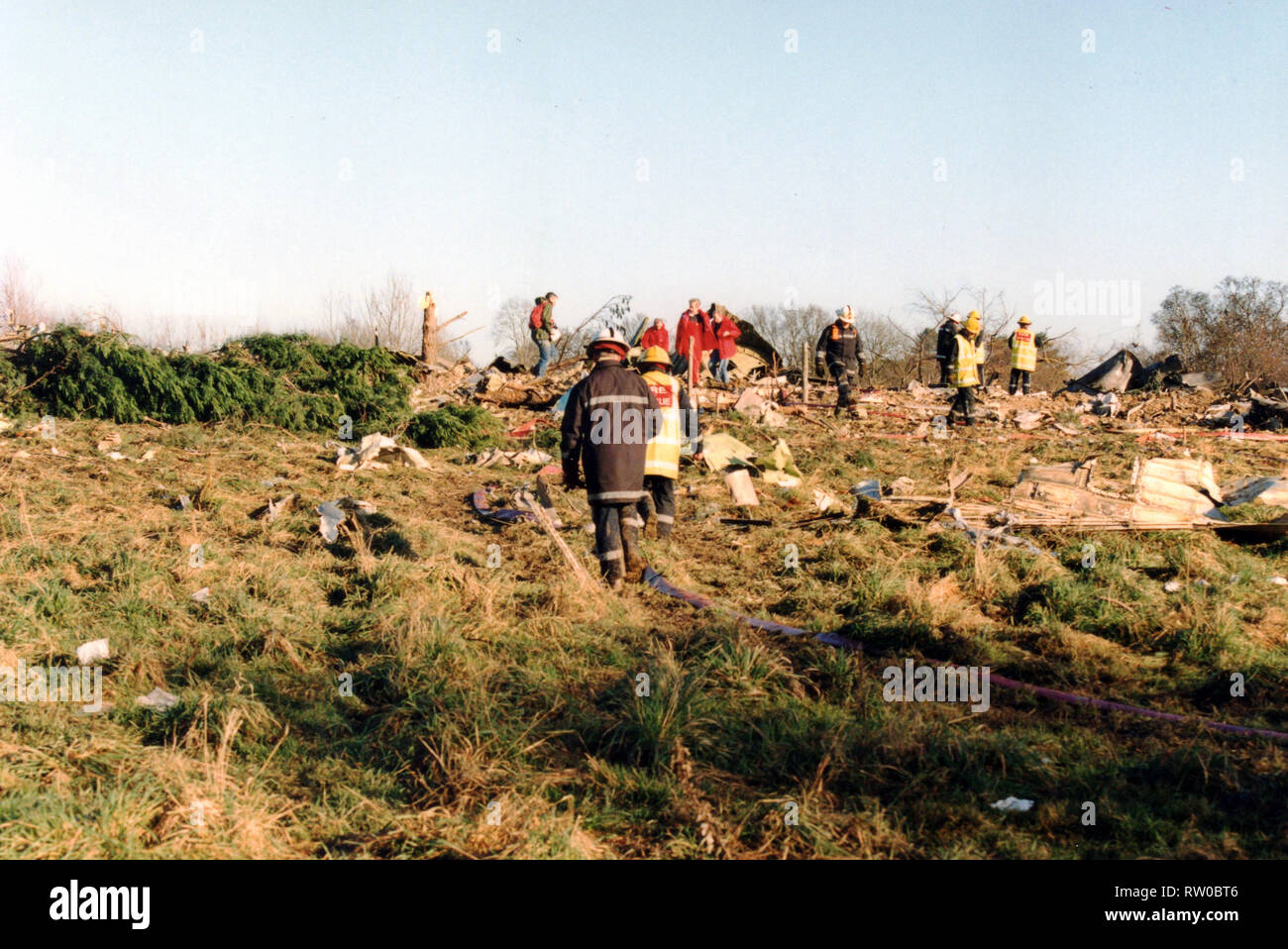 Korean Air Crash at Stansted Airport Stock Photo - Alamy