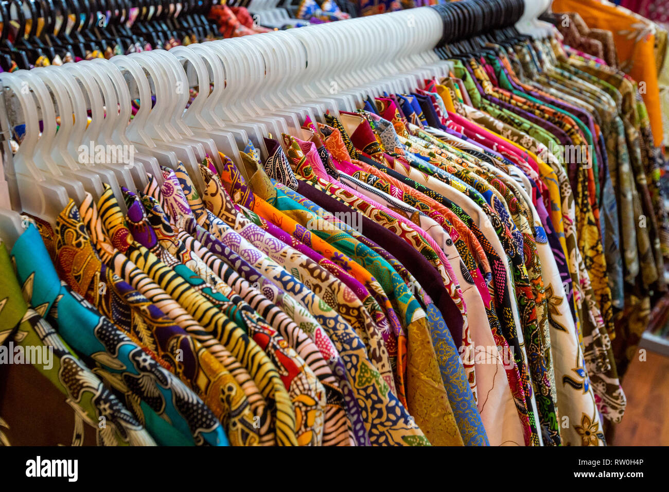 Central Market, Clothing for Sale, Kuala Lumpur, Malaysia Stock Photo ...