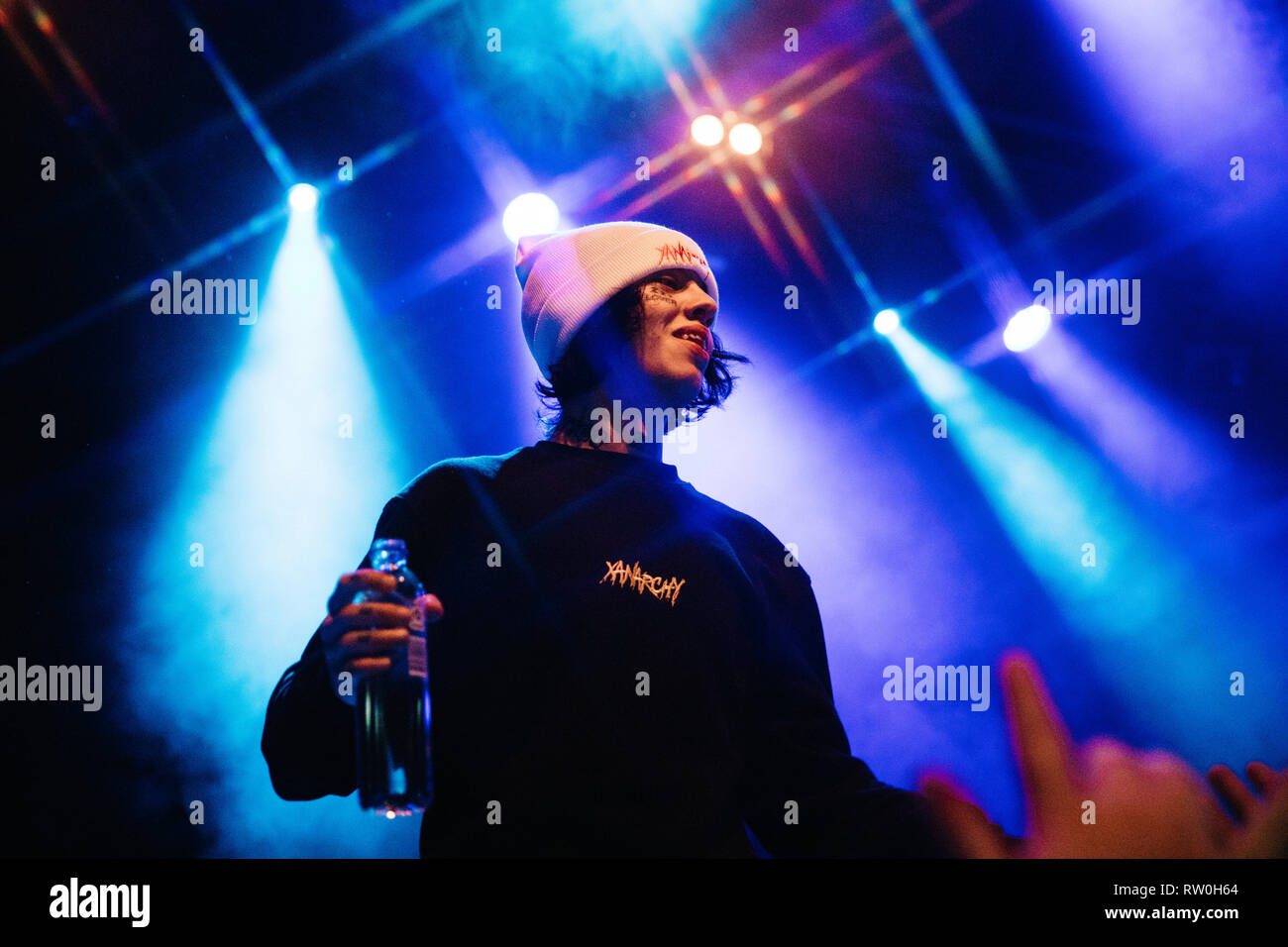 Denmark, Copenhagen - February 28, 2019. The American rapper and