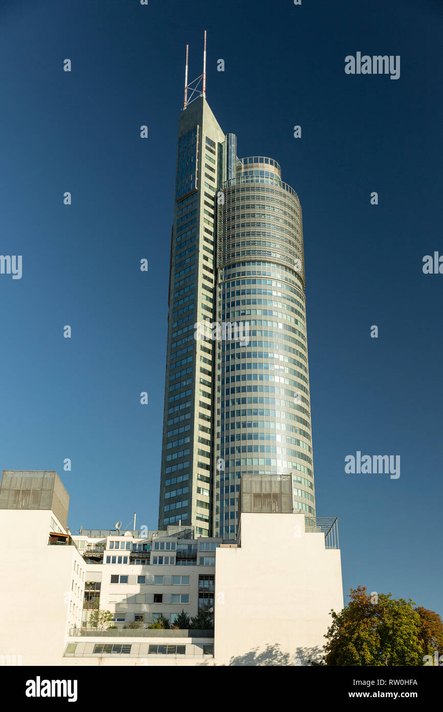 Millenium Tower, Wien, Österreich Stock Photo