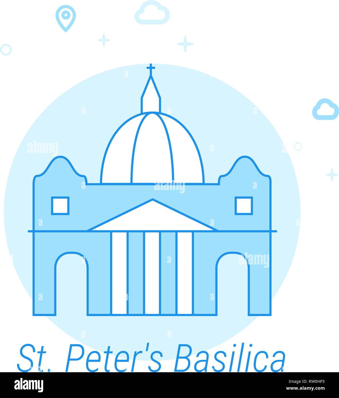 Basilica Vector Vectors Stock Photos & Basilica Vector Vectors Stock ...