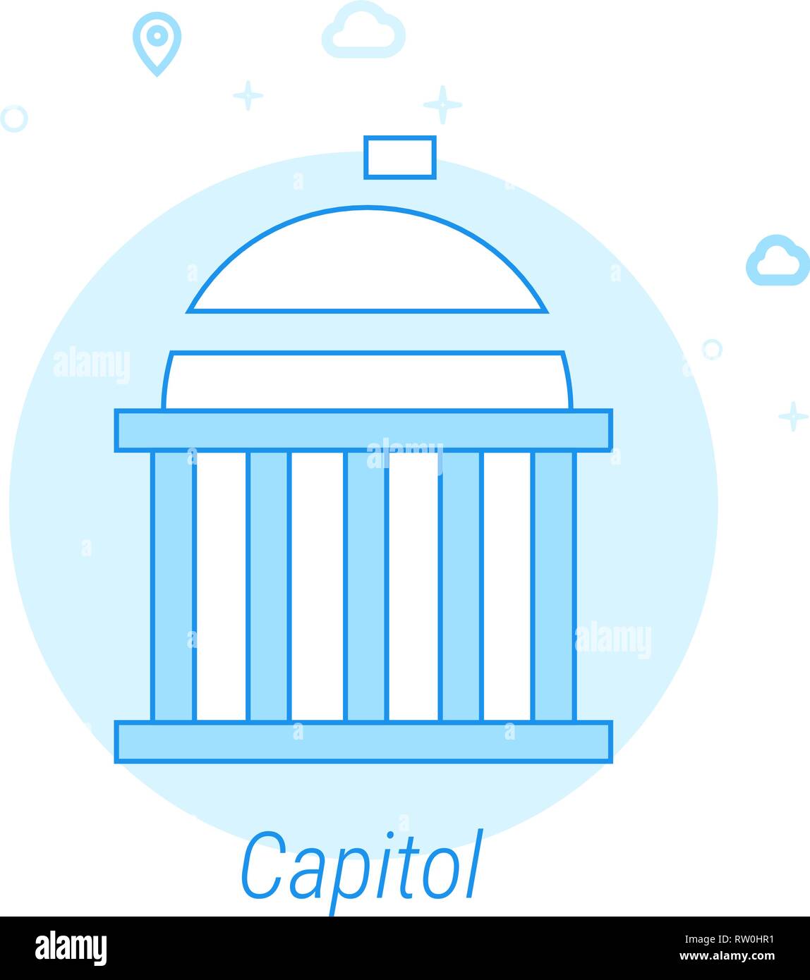 Historical capitol Stock Vector Images - Alamy