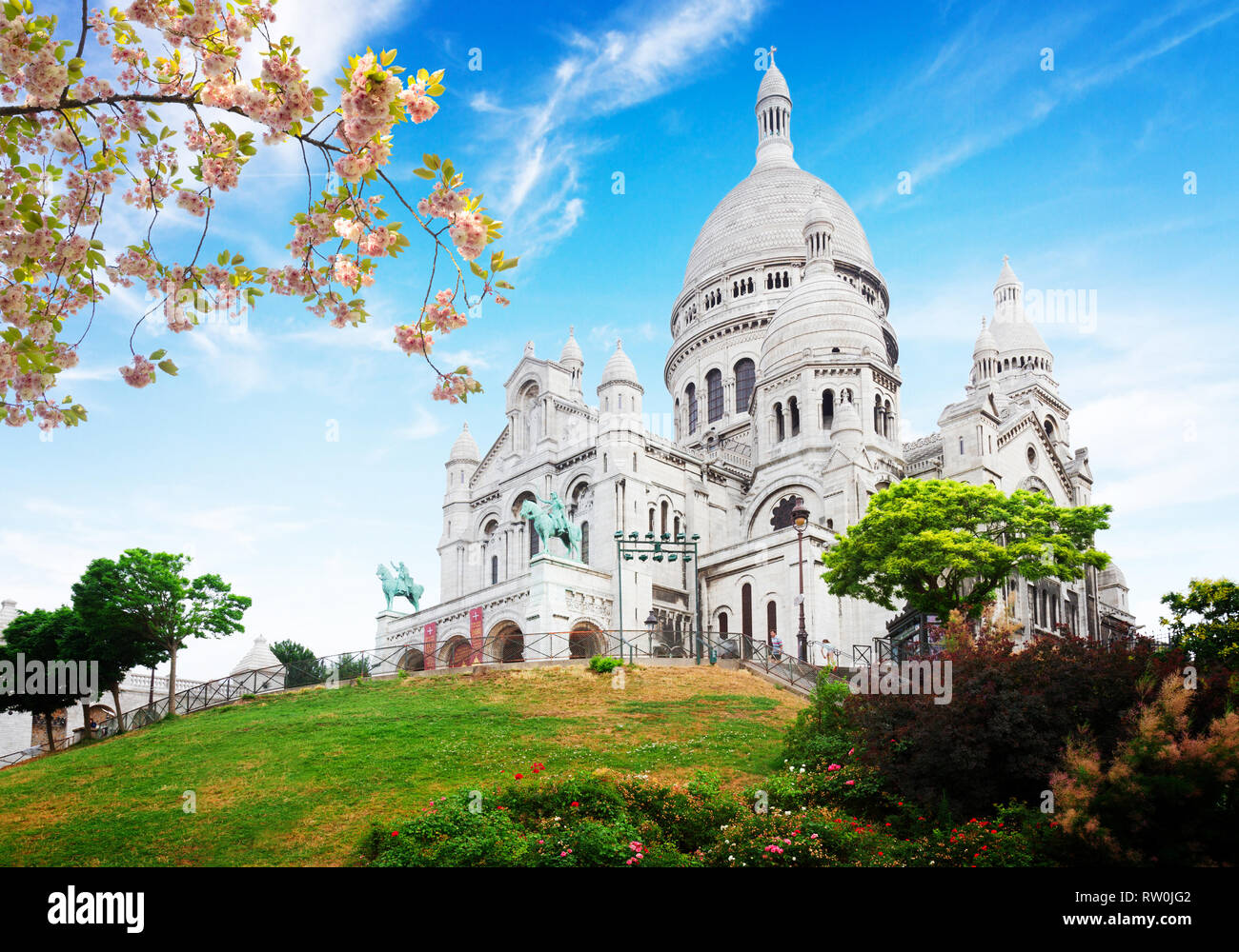 Sacre Coeur Church Paris Stock Photo Alamy
