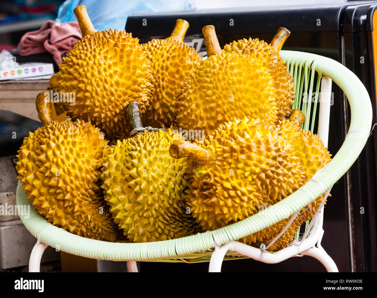 Durian, Kuala Lumpur, Malaysia. Stock Photo