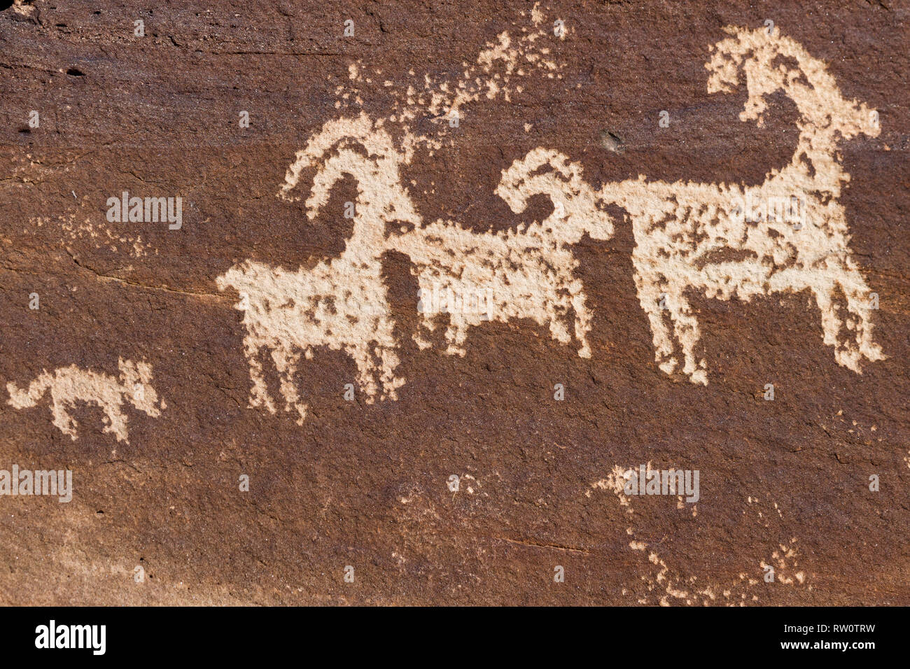 Ute rock art hi-res stock photography and images - Alamy