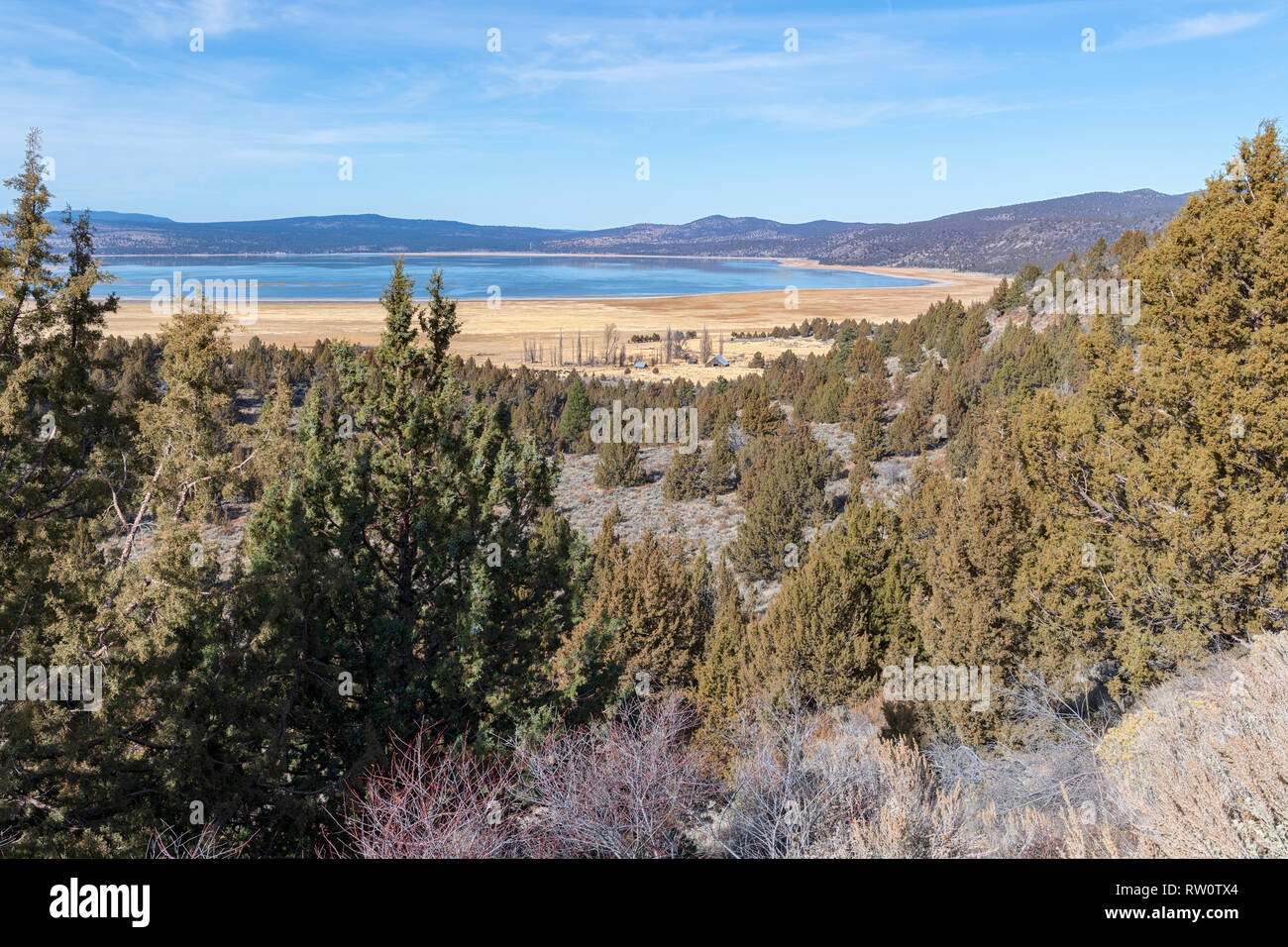 A farm on Eagle Lake in California, USA Stock Photo Alamy