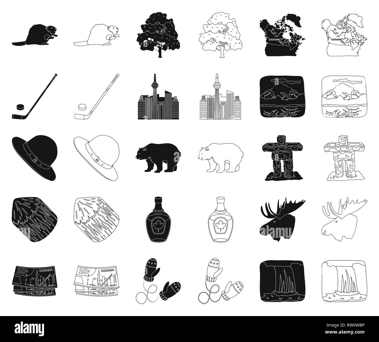animal,attributes,bear,beaver,black,outline,bottle,building,canada,city,collection,country,culture,custom,deer,design,dollar,elk,features,fir,glove,handgrip,hat,horns,icon,illustration,isolated,landmark,log,maple,mountain,nation,nationality,nature,ocean,puck,ranger,set,sign,sky,snow,stick,stone,symbol,syrup,territory,travel,tree,vector,waterfall,wild Vector Vectors , Stock Vector
