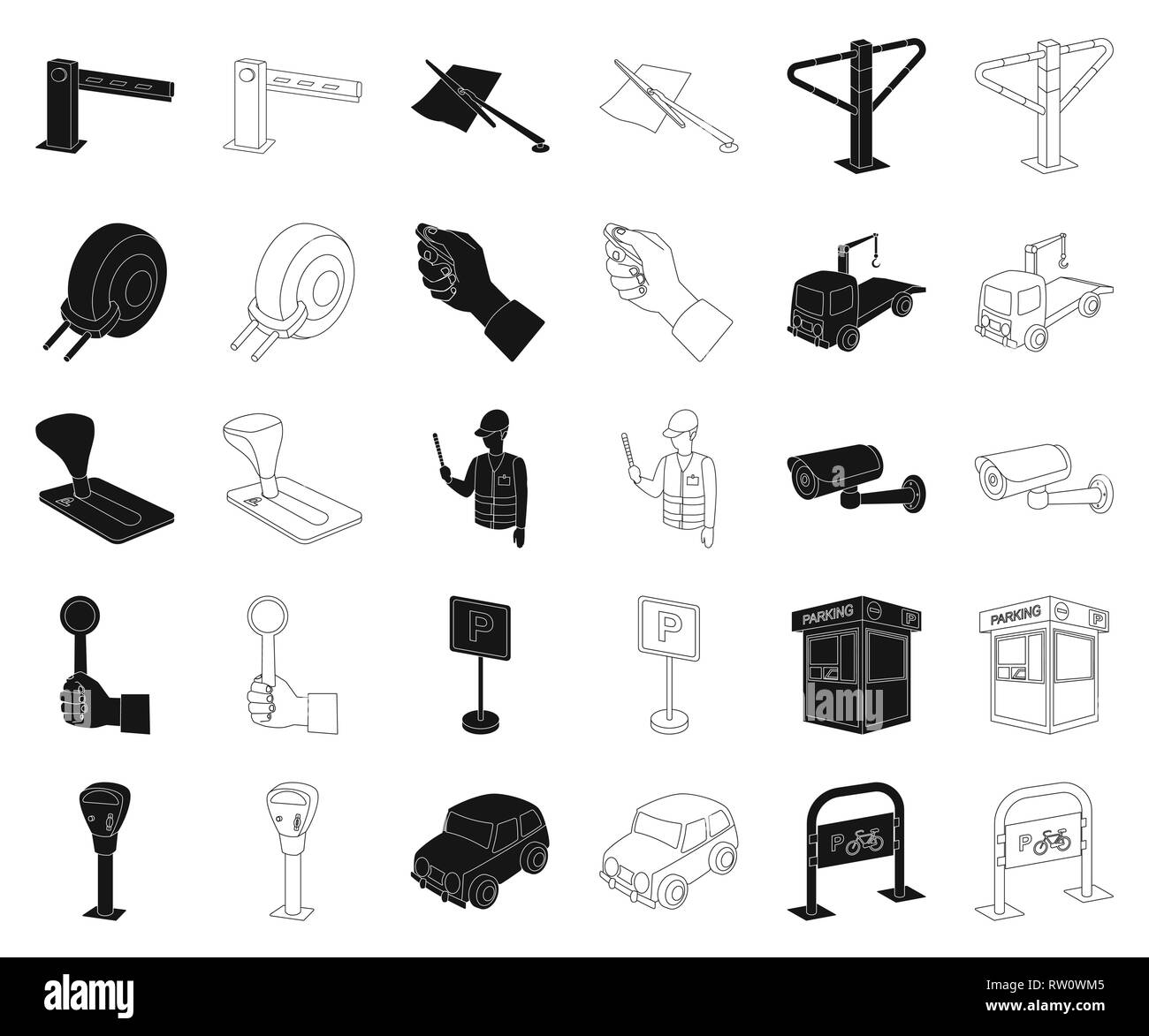activation,alarm,art,attendant,barricade,barrier,bicycle,black,outline,booth,camera,car,clamp,coin,collection,construction,design,equipment,fine,hand,holding,icon,illustration,isolated,logo,meter,paid,parking,road,rule,security,service,set,sign,stop,symbol,toll,tow,transmission,truck,vector,web,wheel,zone Vector Vectors , Stock Vector