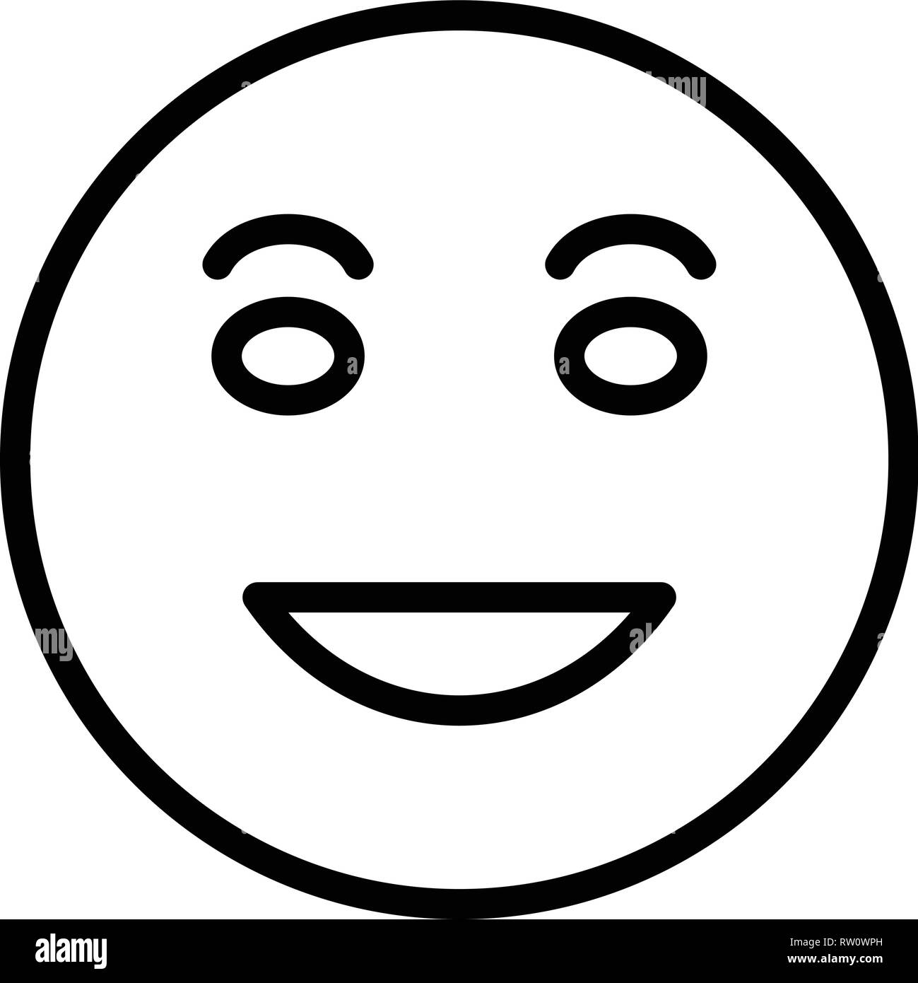 Facebook emoji Black and White Stock Photos & Images - Alamy