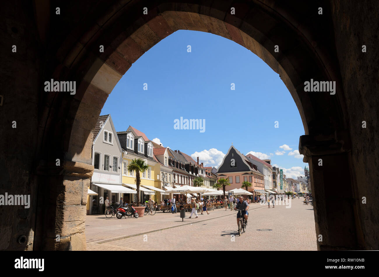 Speyer, Maximilianstrasse, Rheinland-Pfalz, Deutschland, Germany, Stock Photo