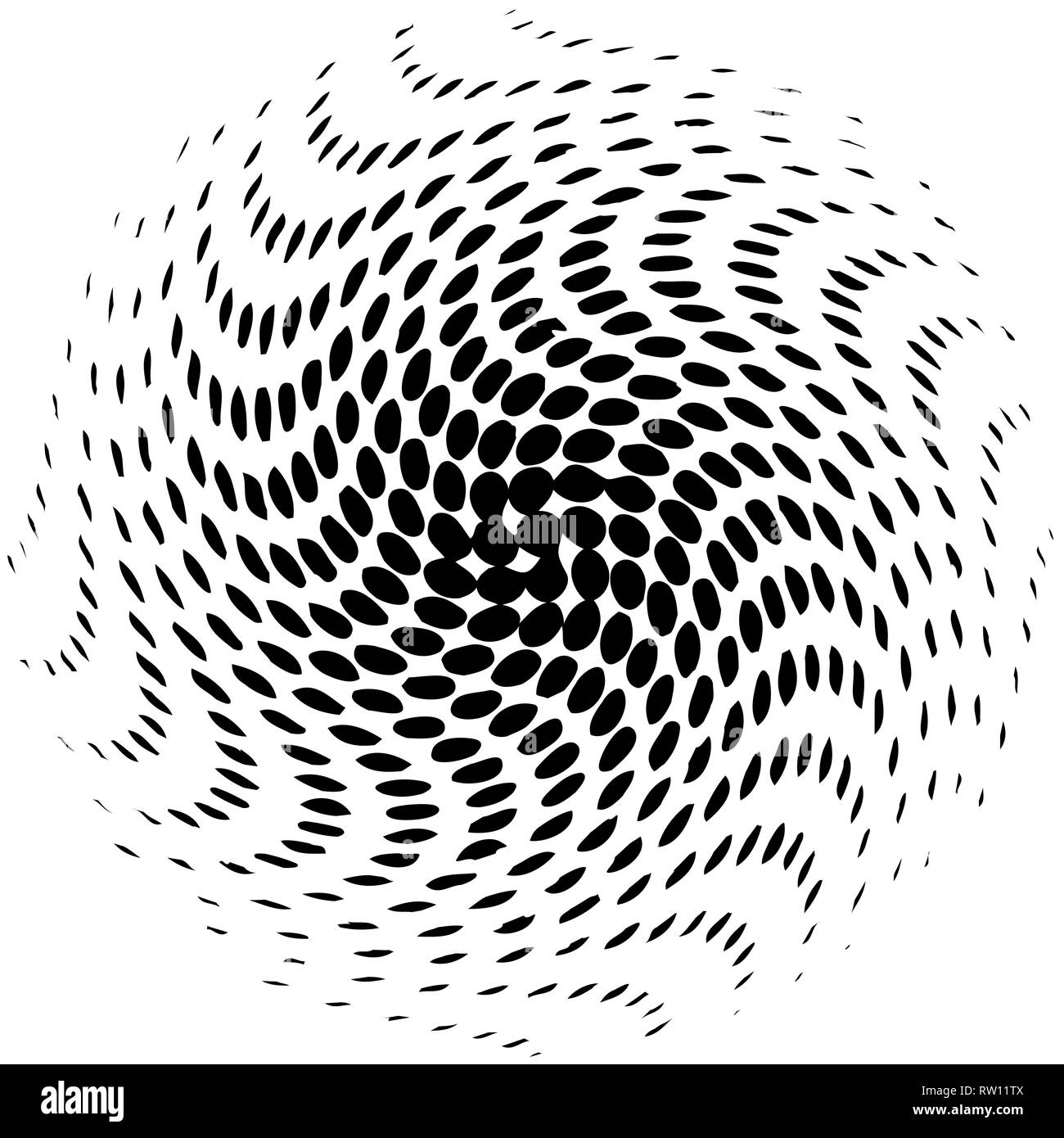 Set of halftone designer elements, vector illustration Stock Vector ...