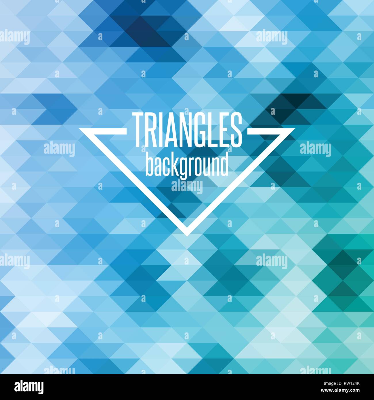 Abstract colorful geometric background with triangles. Vector ...