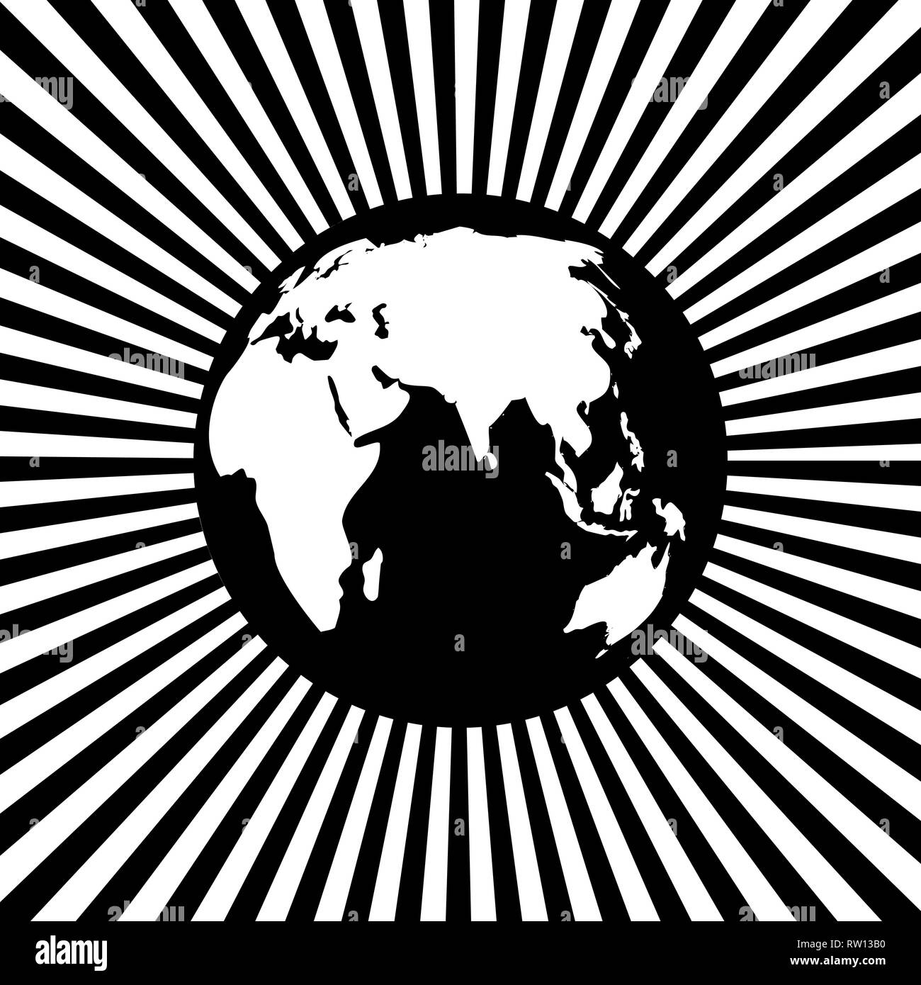 vector globe icon of the world Stock Vector Image & Art - Alamy