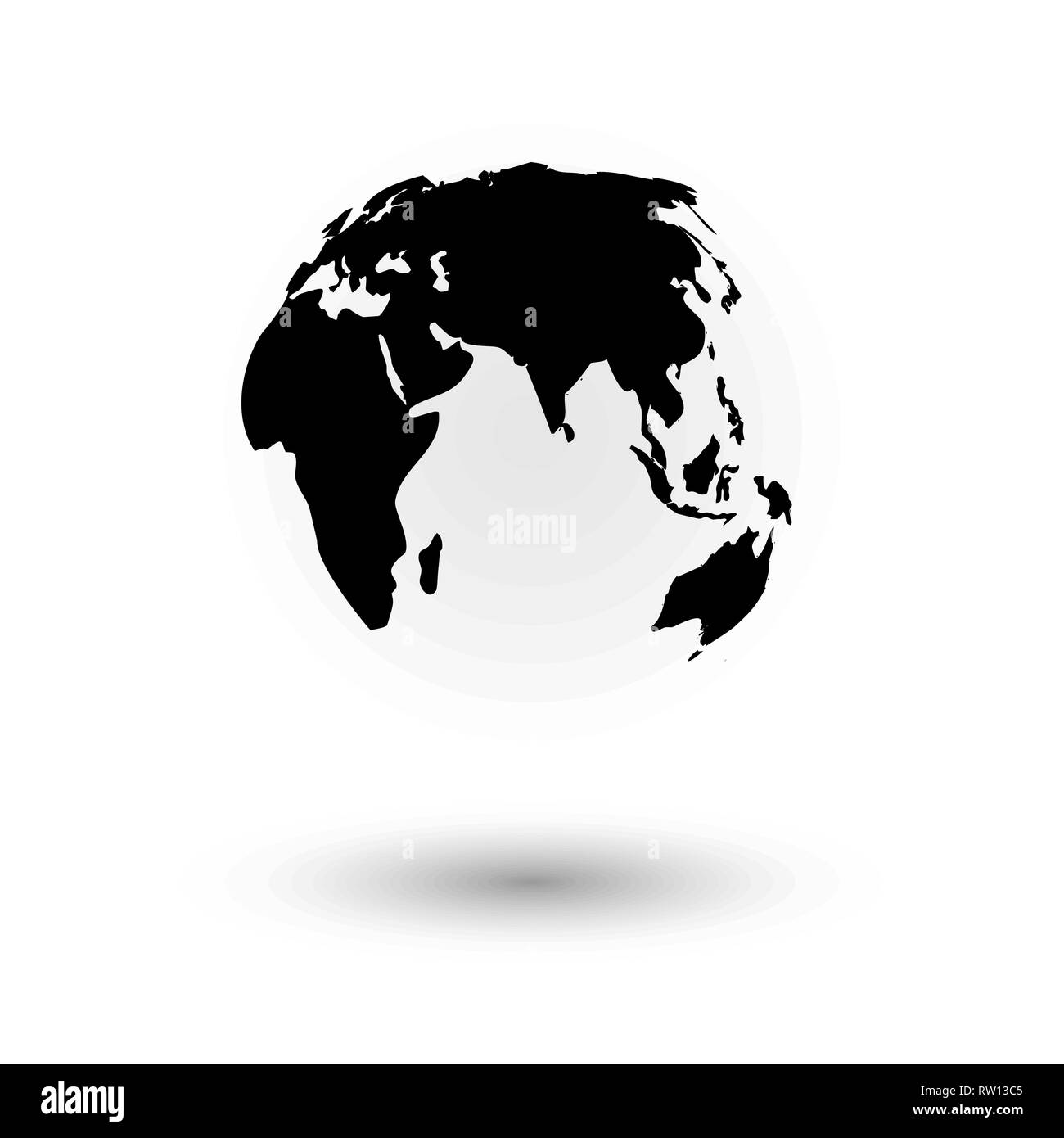 vector globe icon of the world Stock Vector Image & Art - Alamy