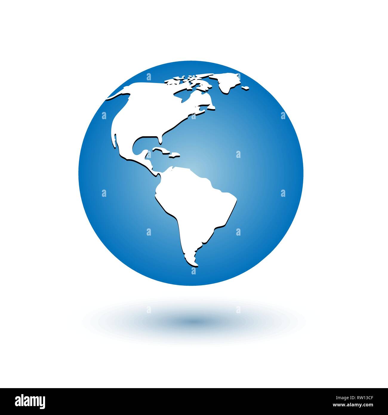 vector globe icon of the world Stock Vector Image & Art - Alamy