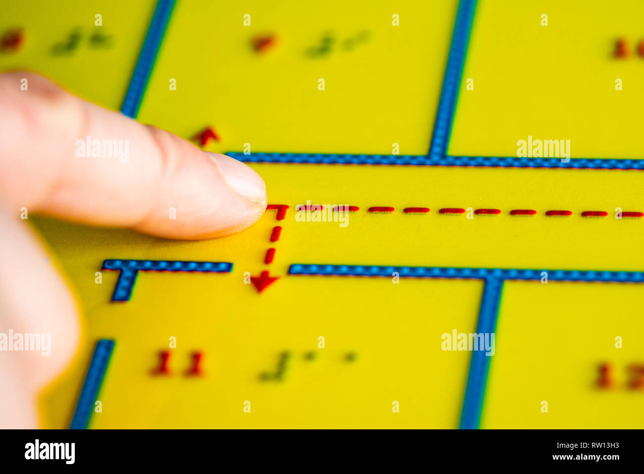 Blind people sign hi-res stock photography and images - Alamy
