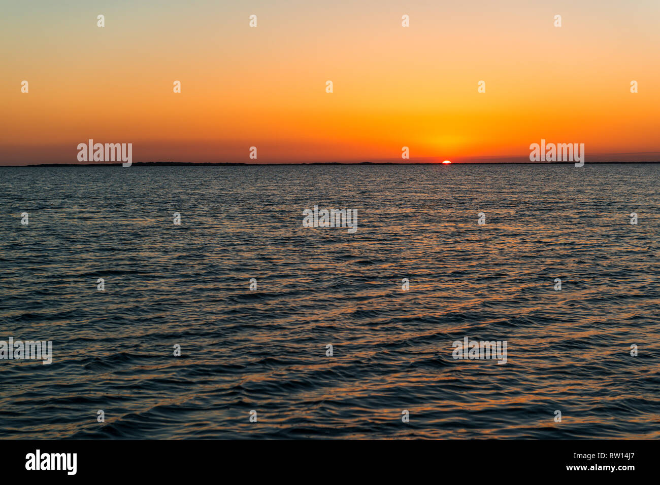 Florida Keys sunset, key largo Stock Photo - Alamy