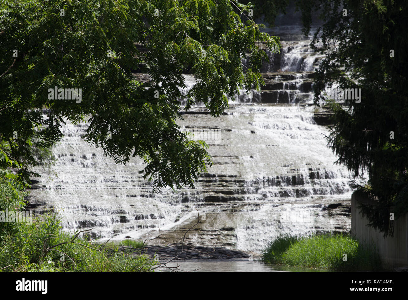 Hector Falls, New York Stock Photo Alamy