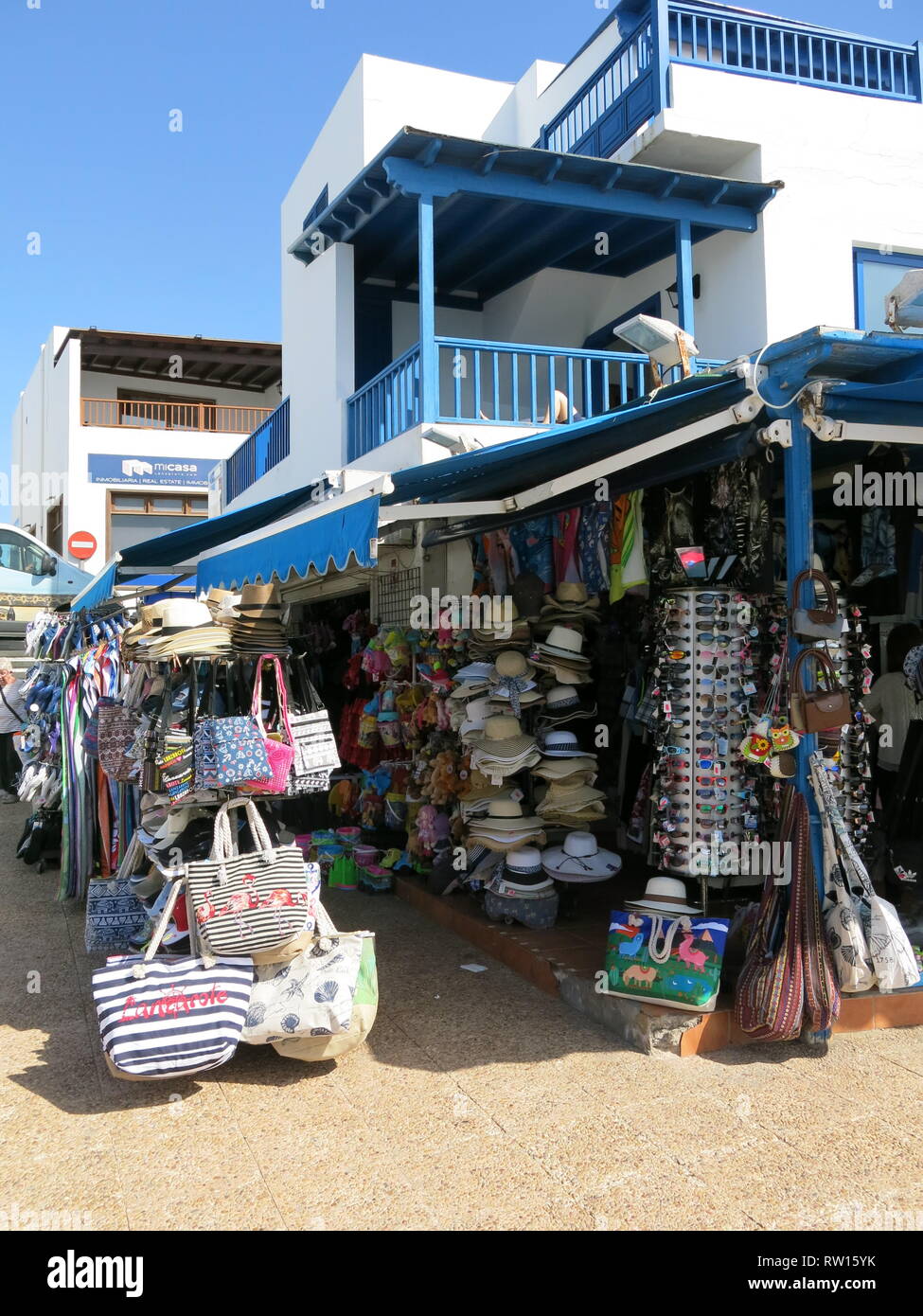 Typical Tourist Shop In The Commercial Centre Of A Resort In