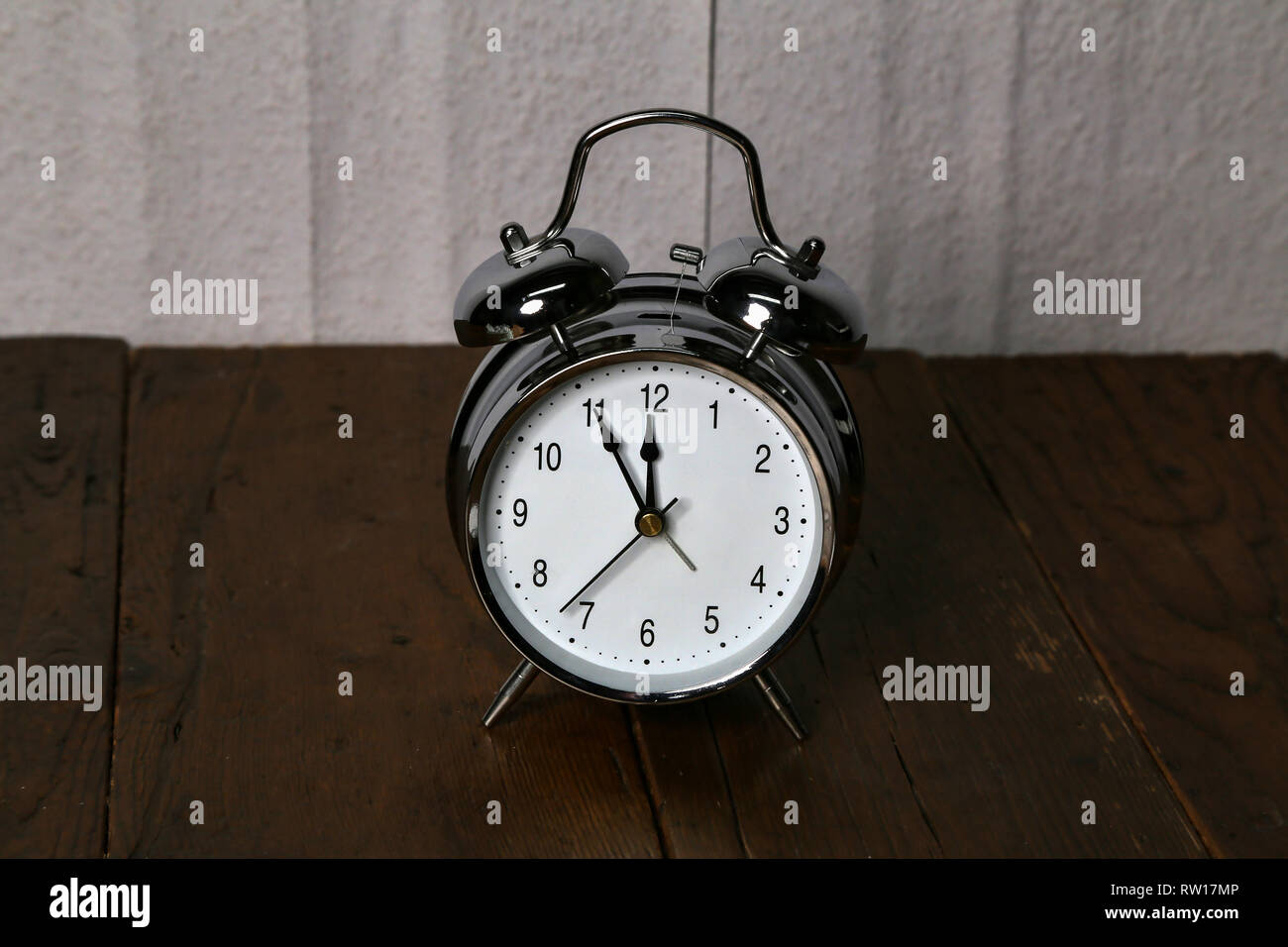 Alarm Clock. Composition with old alarm clock Stock Photo Alamy
