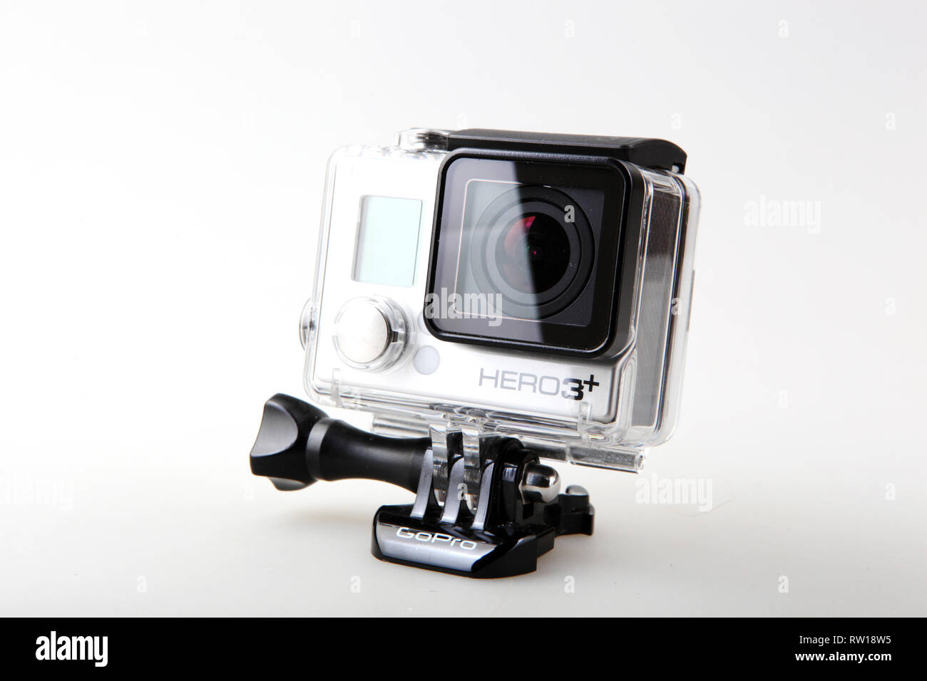 Pomorie, Bulgaria - March 01, 2019: GoPro HERO3+ Black Edition Adventure  Camera. GoPro, Inc. Is An American Technology Company Founded In 2002 By  Nick Stock Photo - Alamy