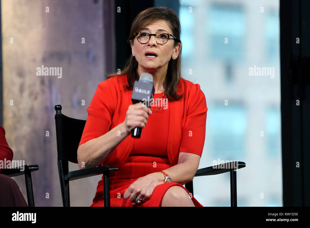 New York, USA. 05 Apr, 2016. Chairman of CBS Entertainment, Nina Tassler at The Tuesday, Apr 5, 2016 AOL BUILD Series discussing 'What I Told My Daughter: Lessons From Leaders On Raising The Next Generation Of Empowered Women' at AOL Studios In New York in New York, USA. Credit: Steve Mack/S.D. Mack Pictures/Alamy Stock Photo