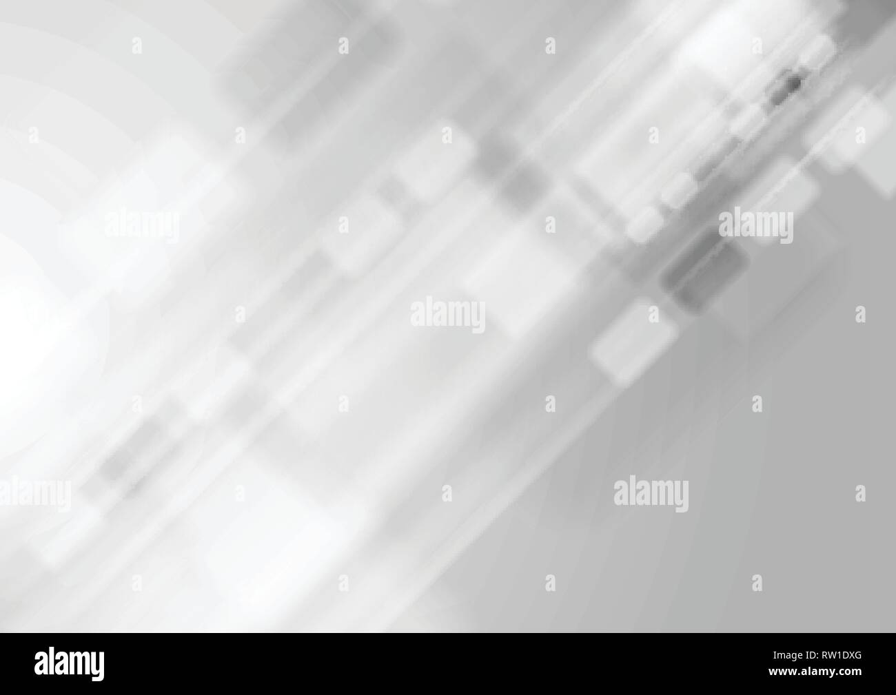 Light grey abstract technology background. Vector illustration Stock