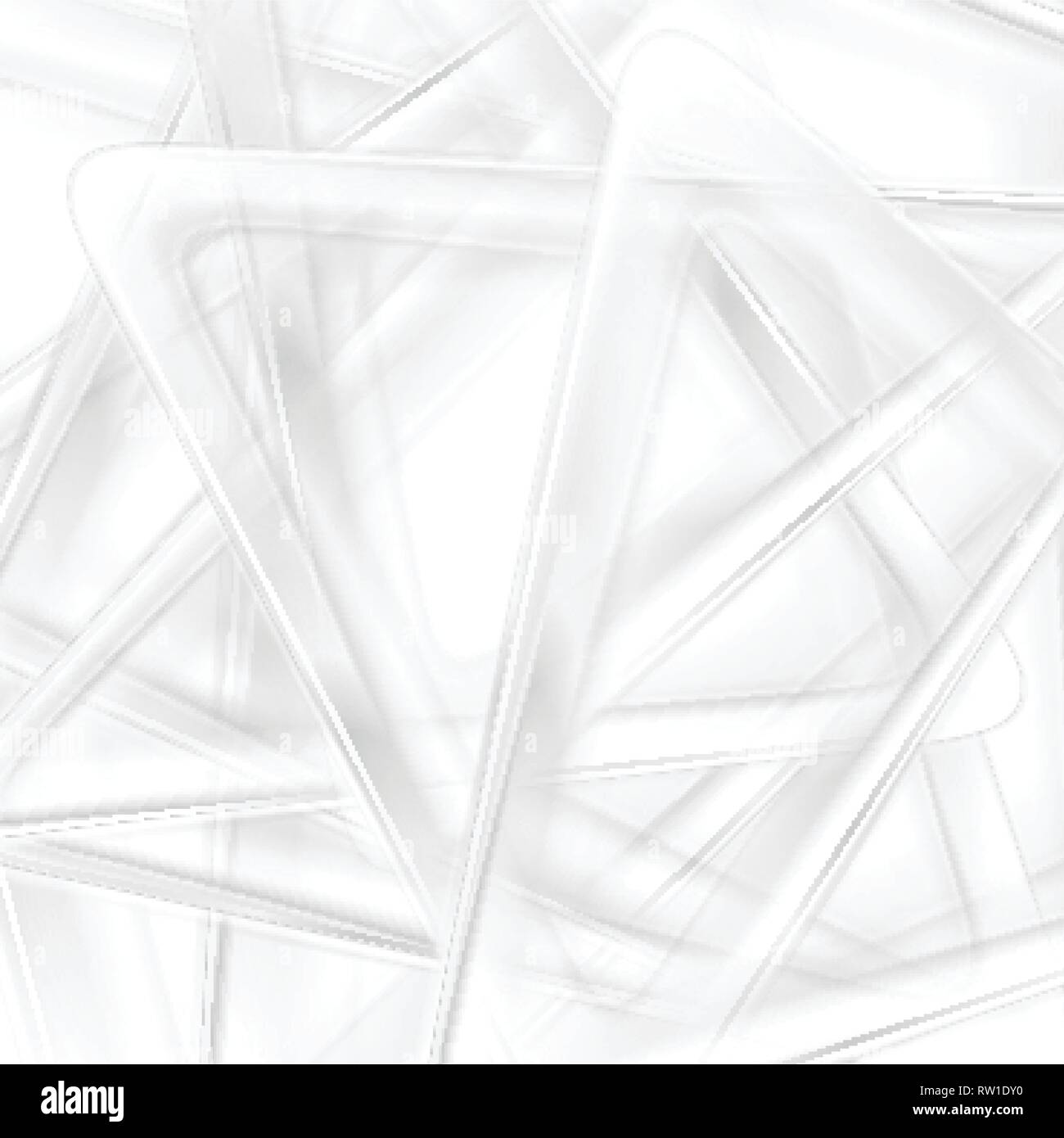 Abstract tech light grey triangles geometric background. Polygonal ...