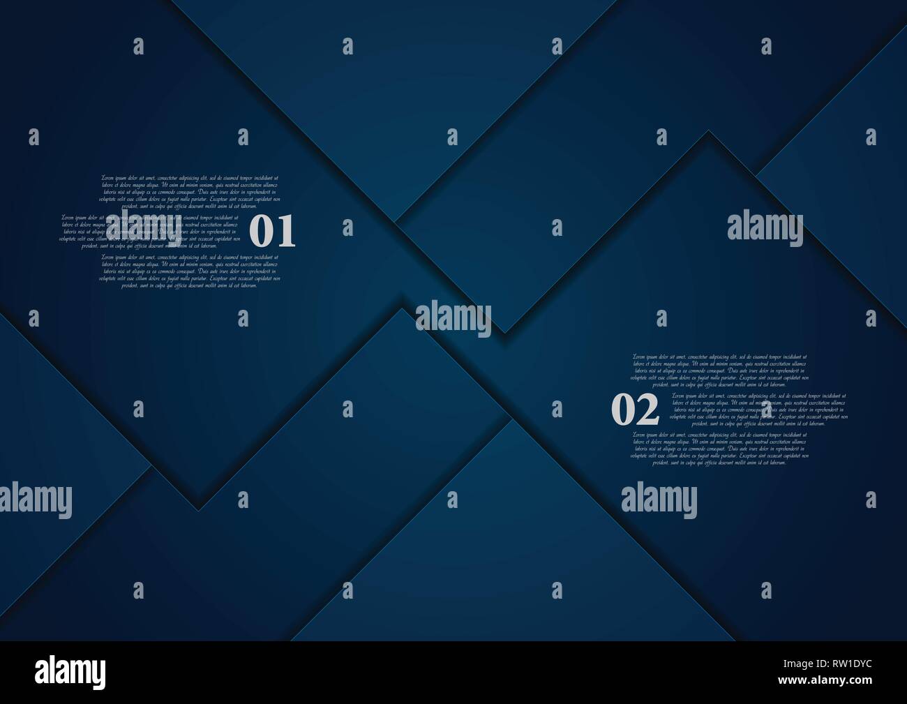 Dark blue abstract material corporate background. Vector design Stock ...
