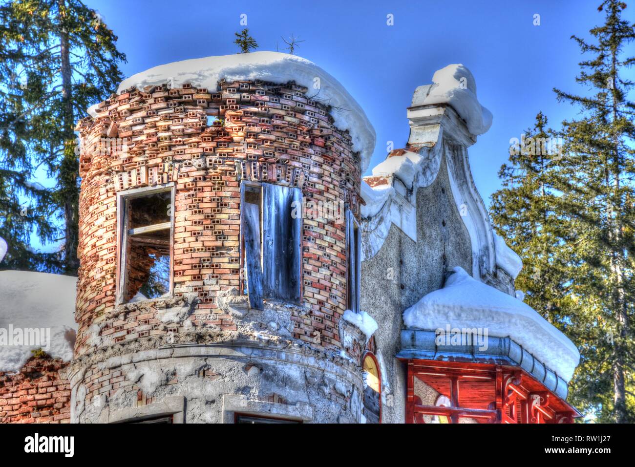 Hotel Nobelhotel Innichen Sexten Italien Osterreich Ungarn Monarchie Wildbad Wildbad Innichen Verfallen Zerstort Denkmal Denkmalschutz Ma Stock Photo Alamy