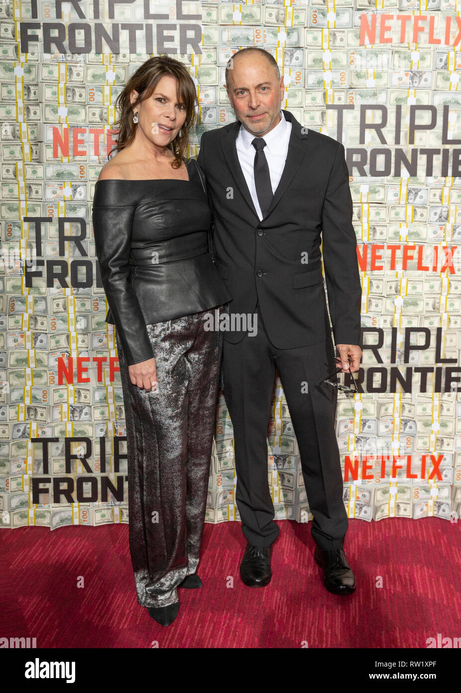 New York, NY March 3, 2019 Alex Gartner (R) attends Netflix Triple