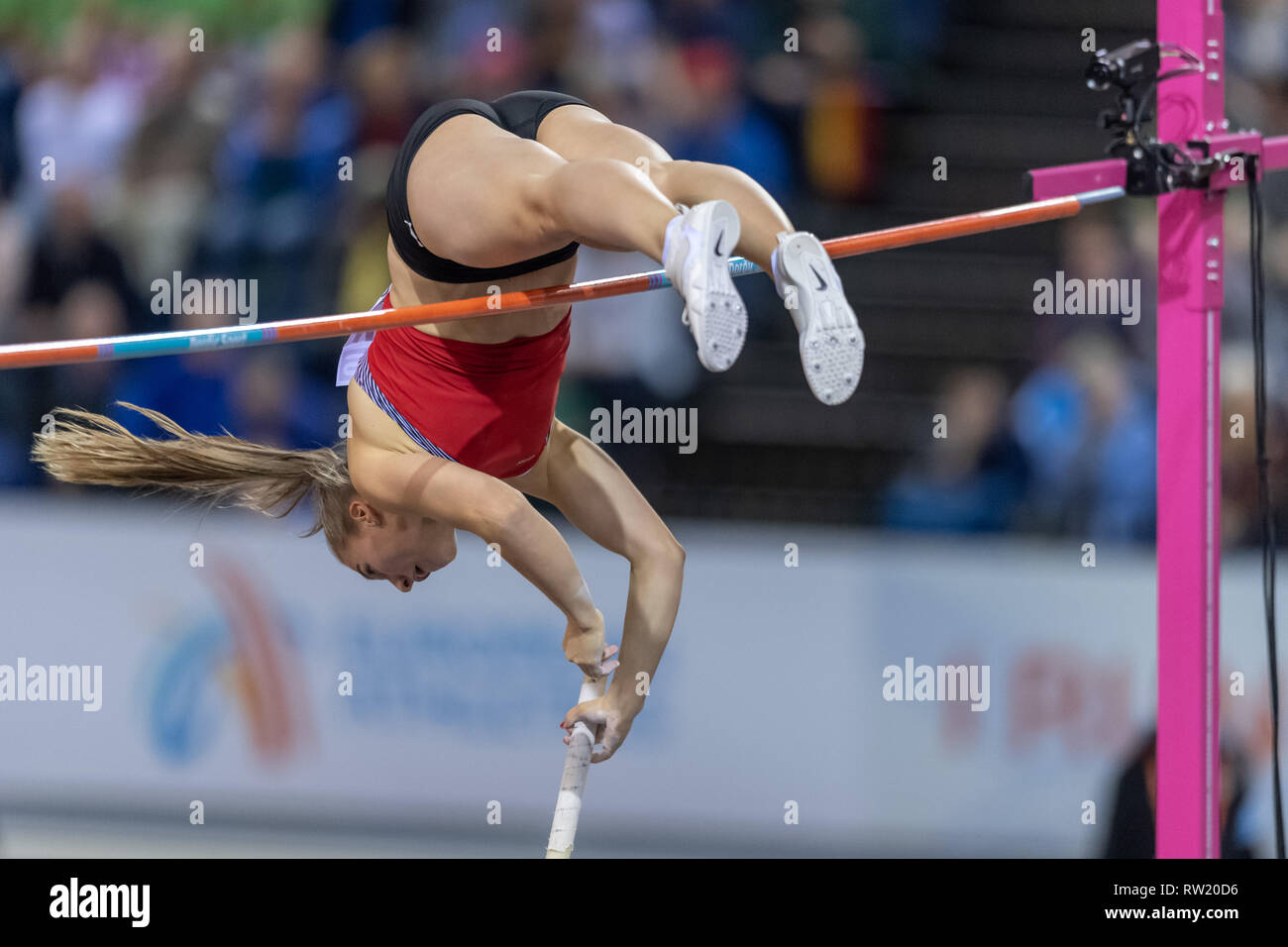 Women's Pole Vault Final Stock Photos & Women's Pole Vault ...