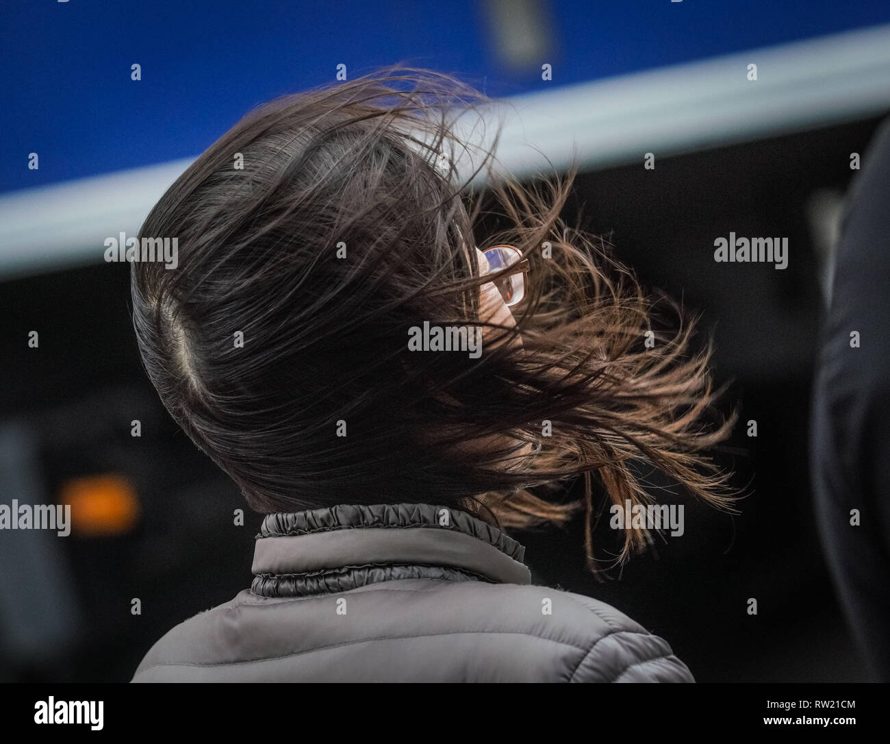Caught by gust of wind hi-res stock photography and images - Alamy