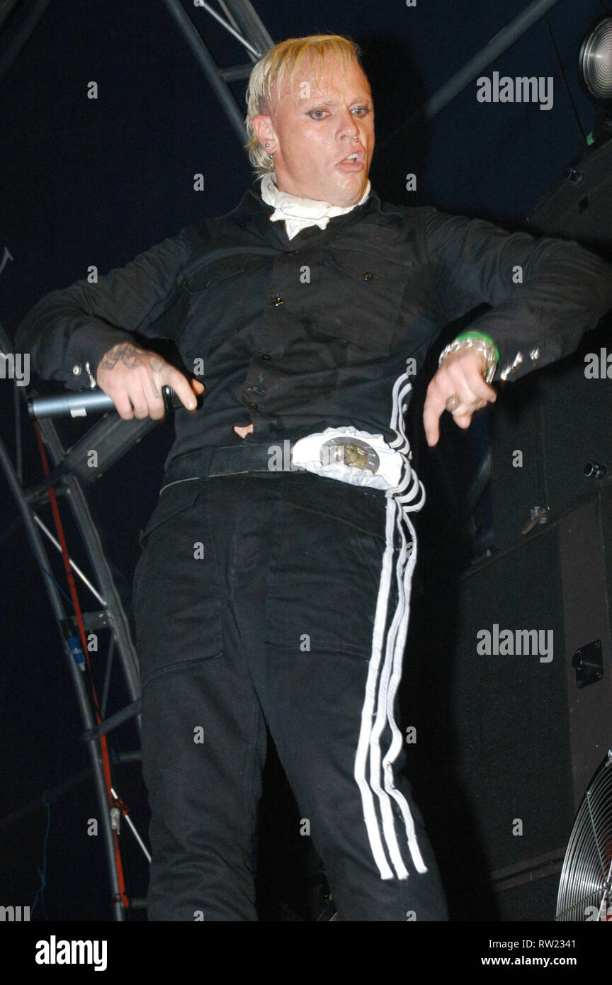 FILE PICS 4th March, 2019. Keith Flint, the lead singer of The Prodigy