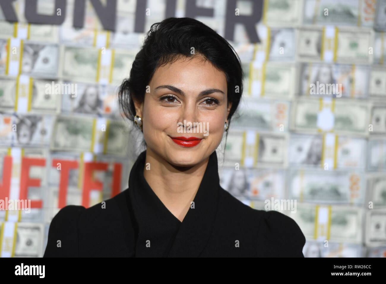 New York, USA. 3rd Mar 2019. Morena Baccarin attends the 'Triple