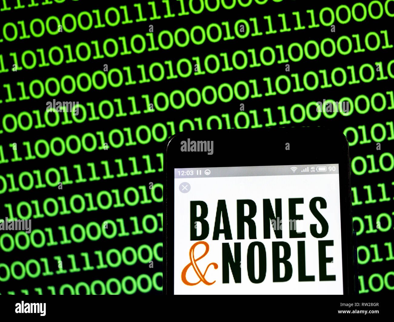 March 4 2019 Ukraine Barnes Noble Company Logo Seen