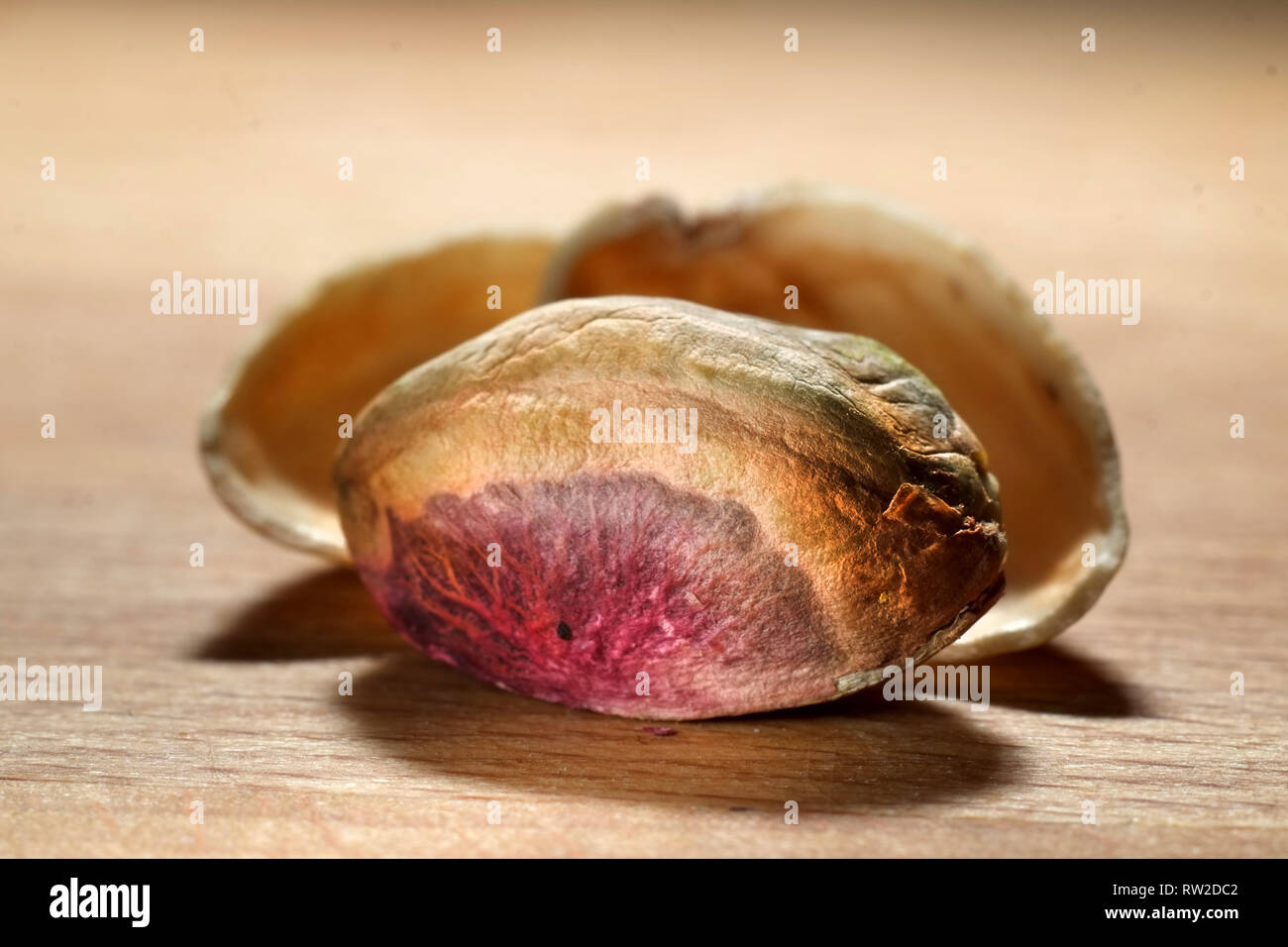 Pistachio nut close up. Stock Photo