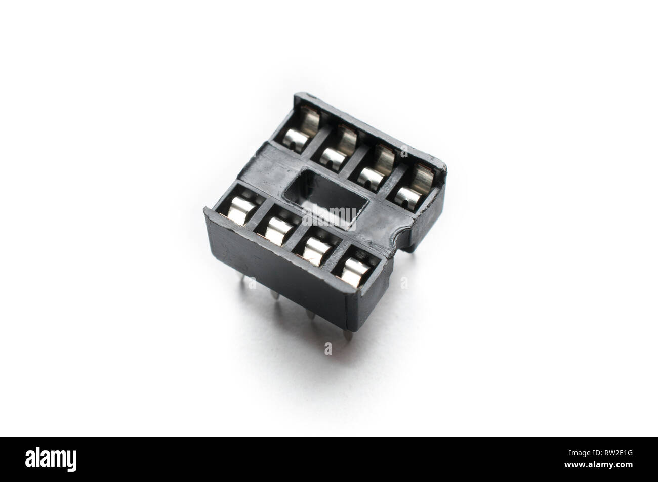 IC socket electronic component isolated Stock Photo Alamy