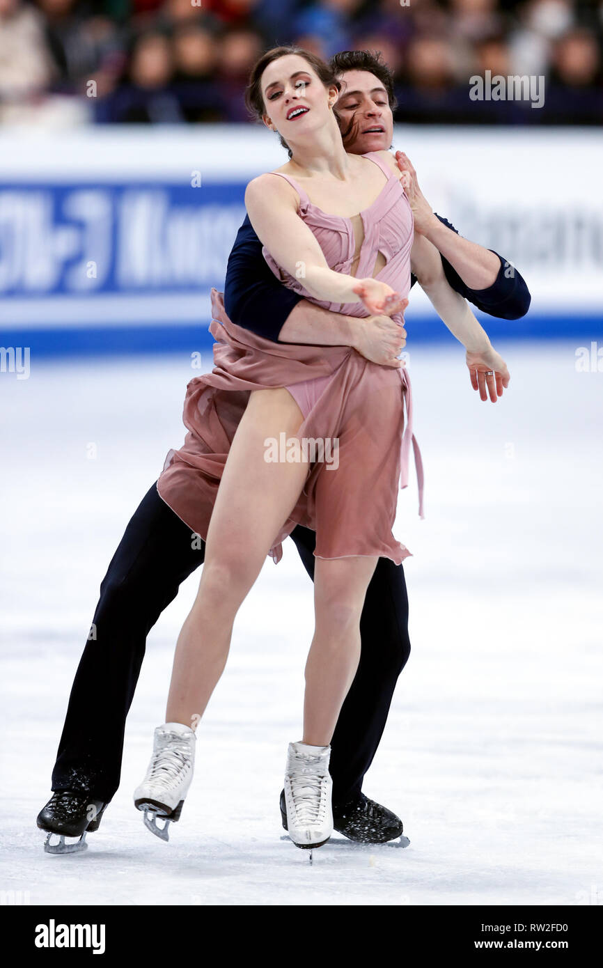 Tessa Virtue and Scott Moir from Canada during 2017 world figure skating  championships Stock Photo - Alamy